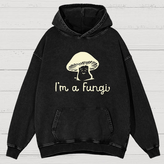 Funny Mushrooms Humor Vintage Distressed Hoodie