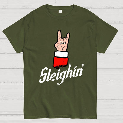 Sleighin' Christmas Geek T-Shirt