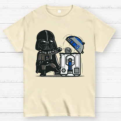 Galaxy Advanced Trash Can Geek T-Shirt