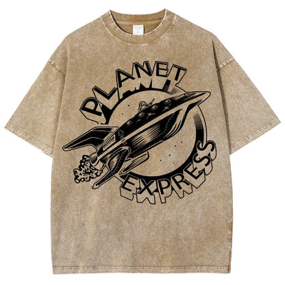 Cosmic Express Vintage Distressed T-shirt