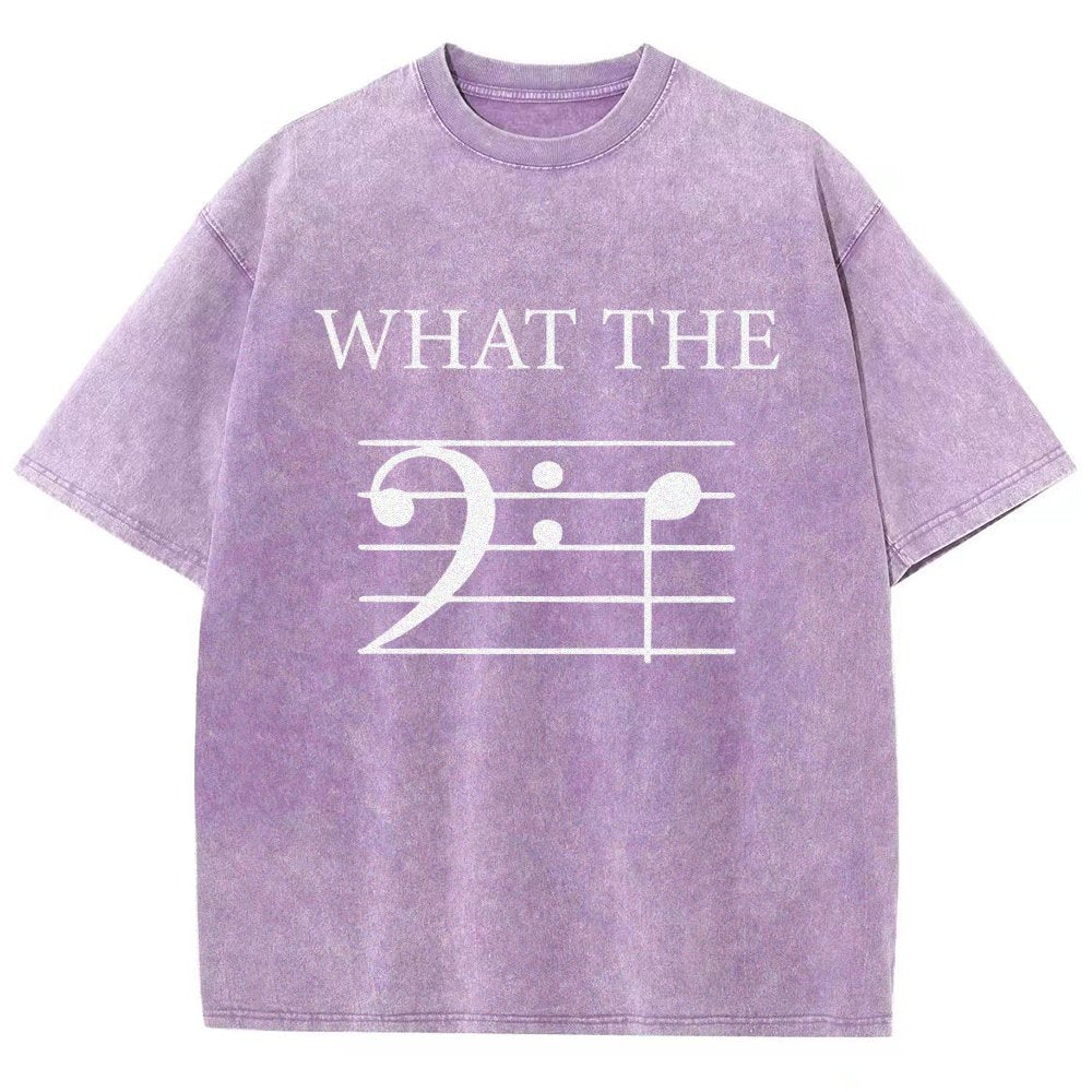 What The F (Bass) Vintage Distressed T-shirt