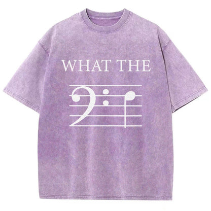 What The F (Bass) Vintage Distressed T-shirt