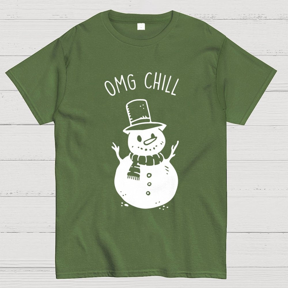OMG Chill Christmas Geek T-Shirt
