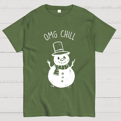 OMG Chill Christmas Geek T-Shirt