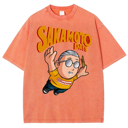 Flying Sakamoto Vintage Distressed T-shirt