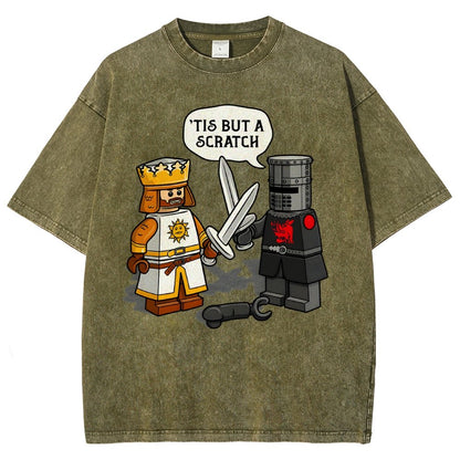 King Vs Knight Vintage Distressed T-shirt