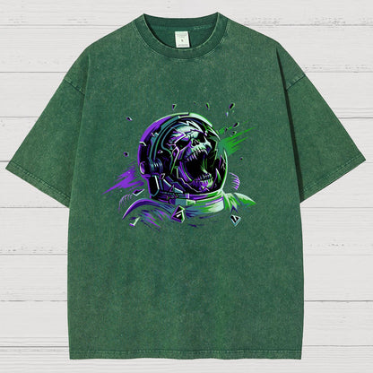 Space Scream Vintage Distressed T-shirt