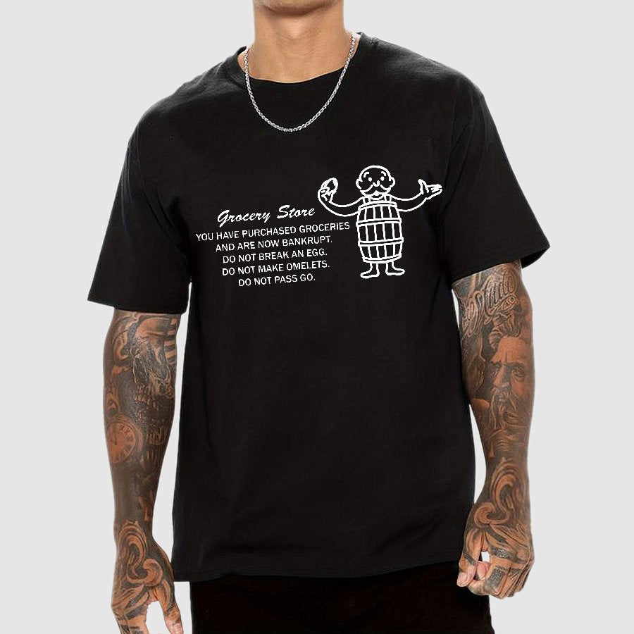 Chance on Eggs Pass Go Geek T-Shirt