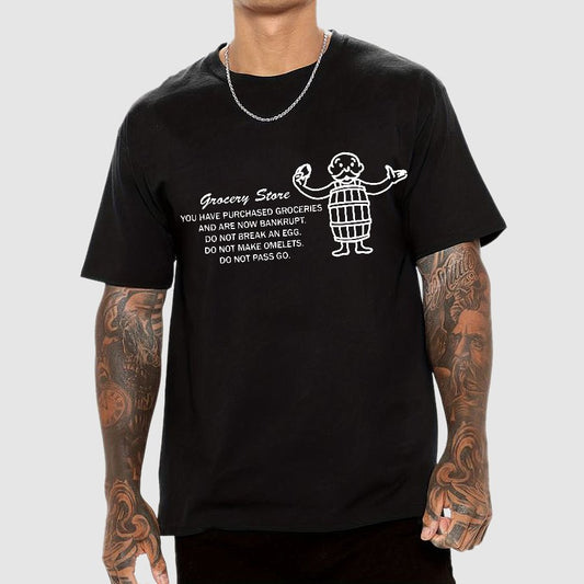 Chance on Eggs Pass Go Geek T-Shirt