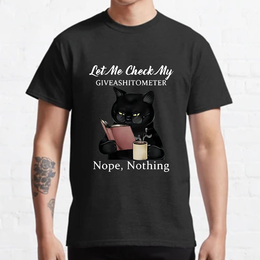 Cat Drinking Coffee Touch My Coffee I Will Slap You So Hard Nerdy T-Shirt
