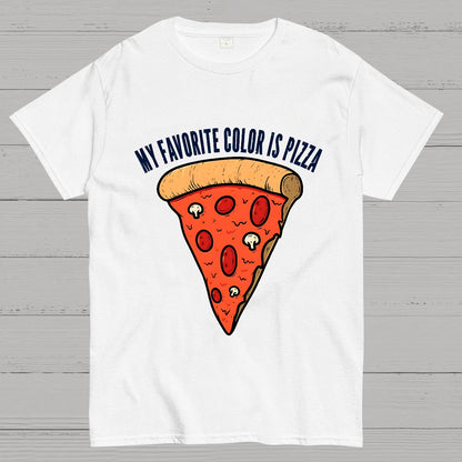 My Favorite Color is Pizza Funny Geek T-Shirt