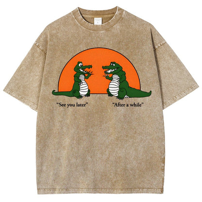 See You Later Alligator Vintage Distressed T-shirt