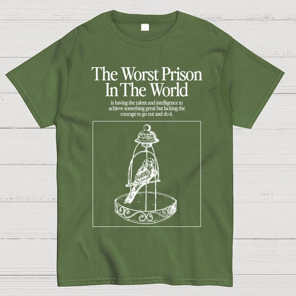 Bird in a cage Geek T-Shirt