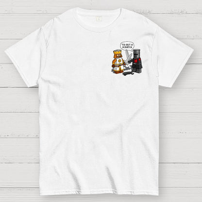 King Vs Knight Front And Back Printing Geek T-Shirt