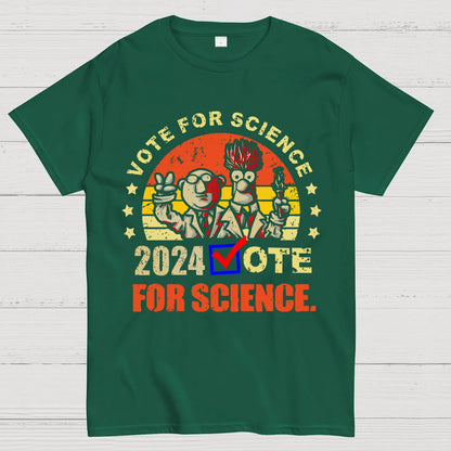 Vote For Science In 2024 Geeky T-Shirt