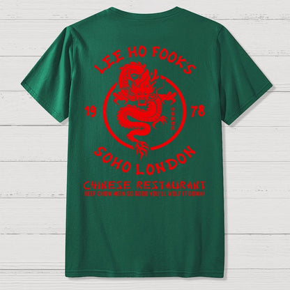 Lee Ho Fooks Chinese Restaurant Back Printing Geek T-Shirt
