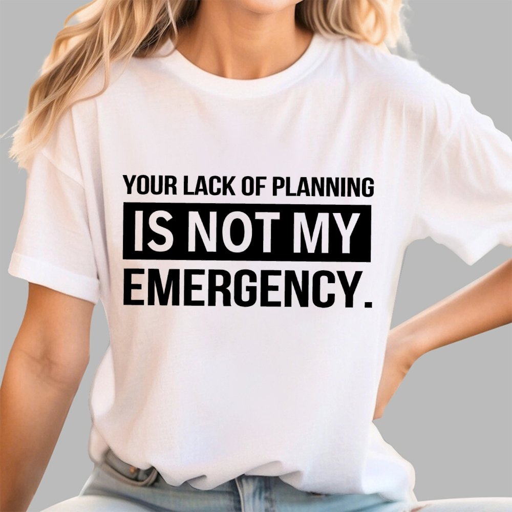 Not My Emergency Geek T-Shirt