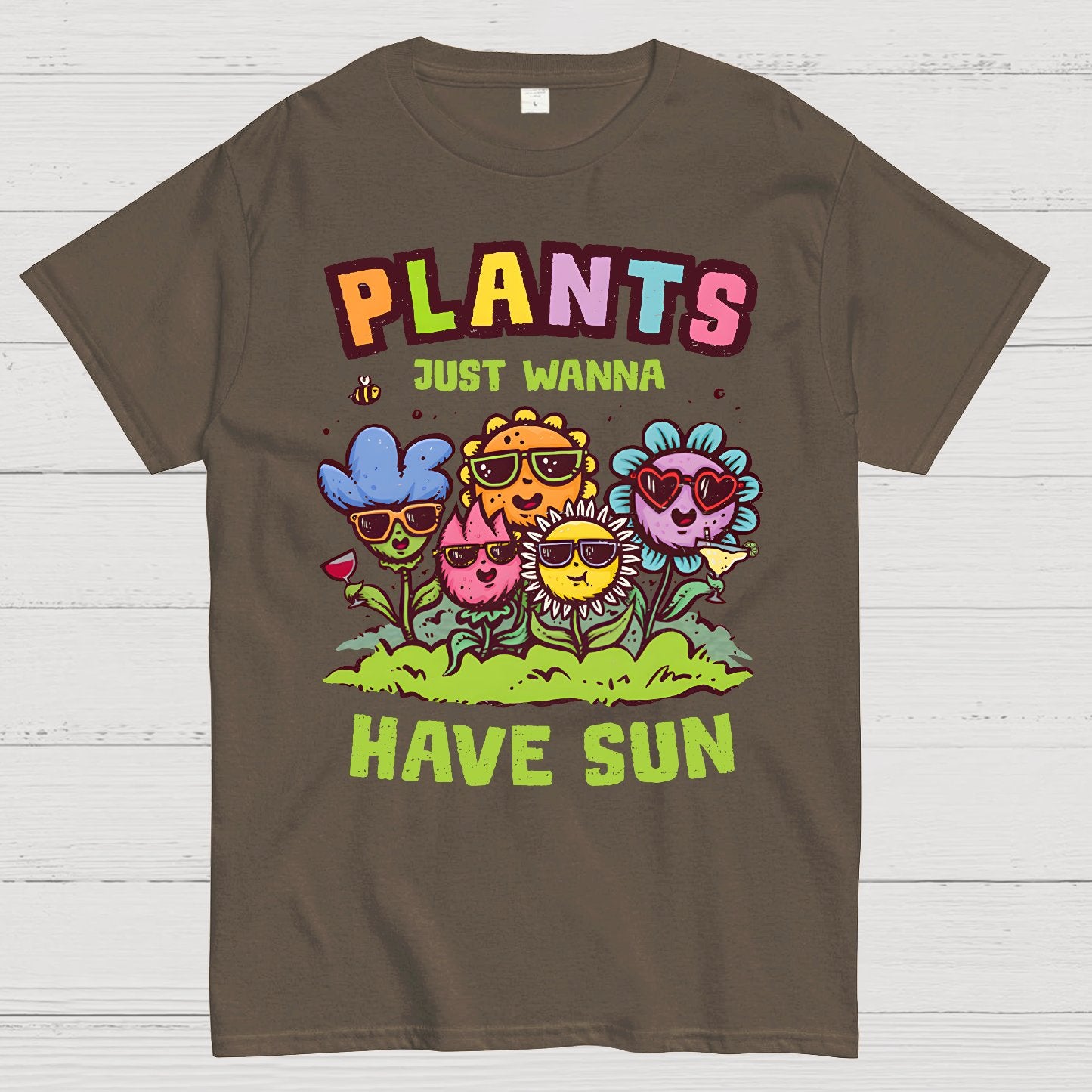 Plants Just Wanna Have Sun Geek T-Shirt
