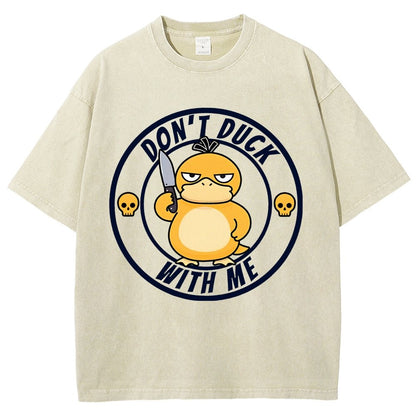Don't Duck With Me Vintage Distressed T-shirt