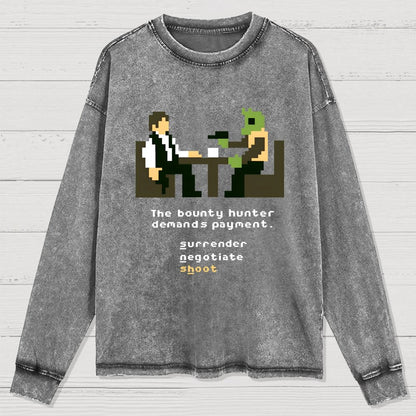 Shoot First Washed Long Sleeve Tee