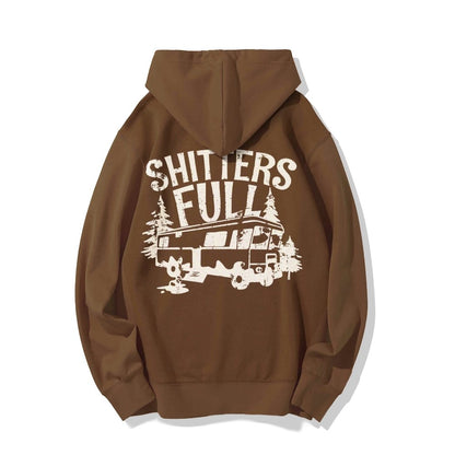 Shitters Full Printed Back Unisex Cotton Hoodie