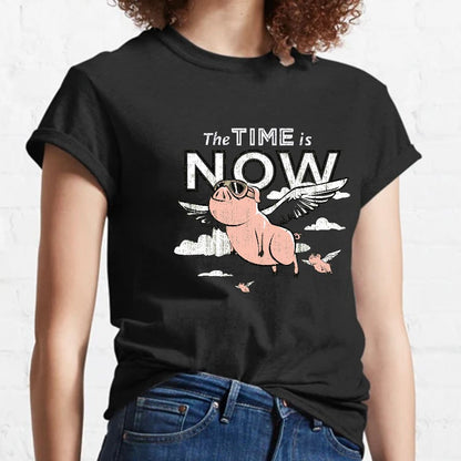 The Time Is Now Geeky T-Shirt