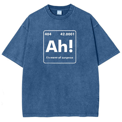 Ah! The Element Of Surprise Vintage Distressed T-shirt