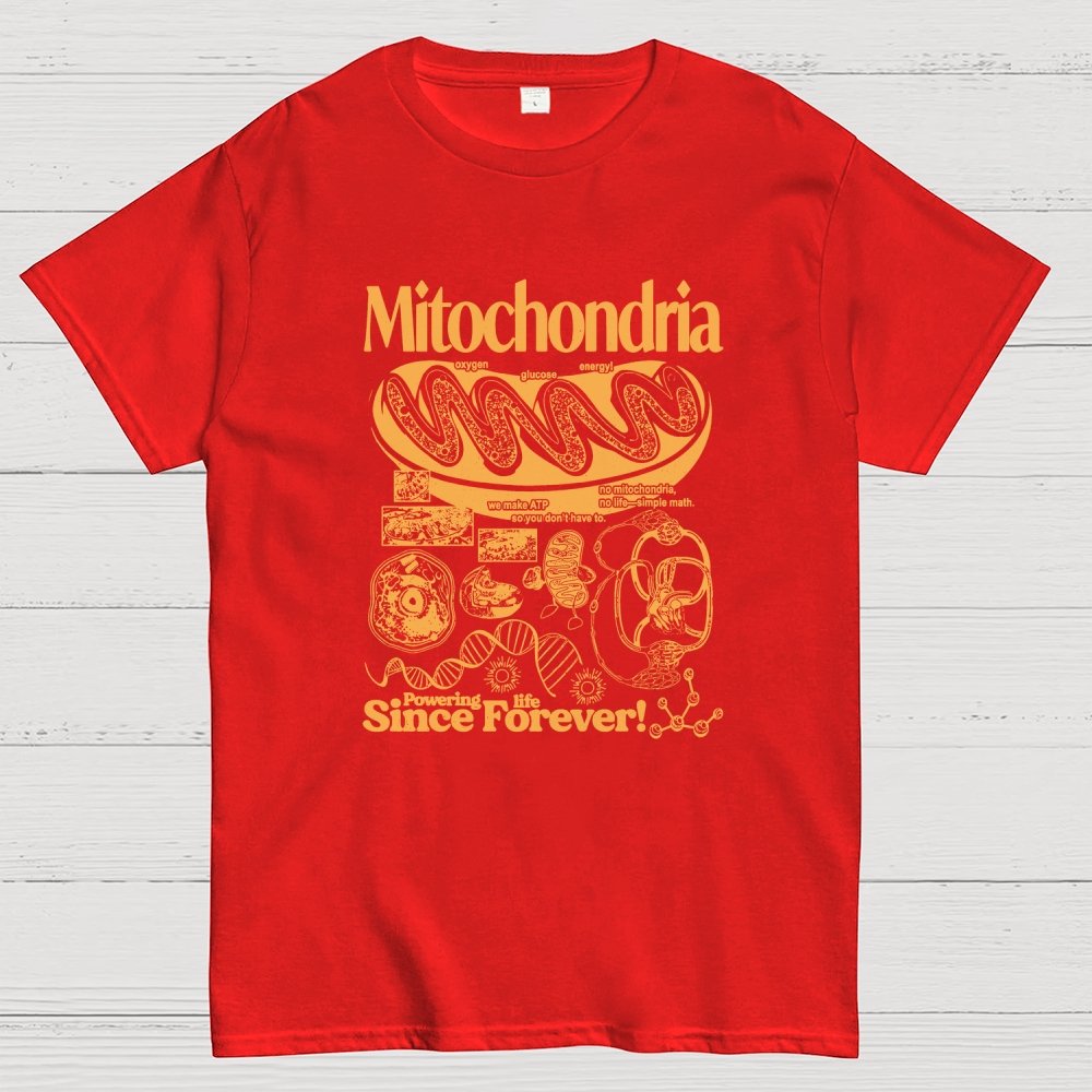 Mitochondria Vintage Science Geek T-Shirt