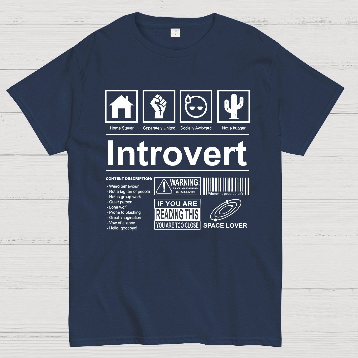 Introvert Label Geek T-Shirt