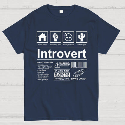 Introvert Label Geek T-Shirt