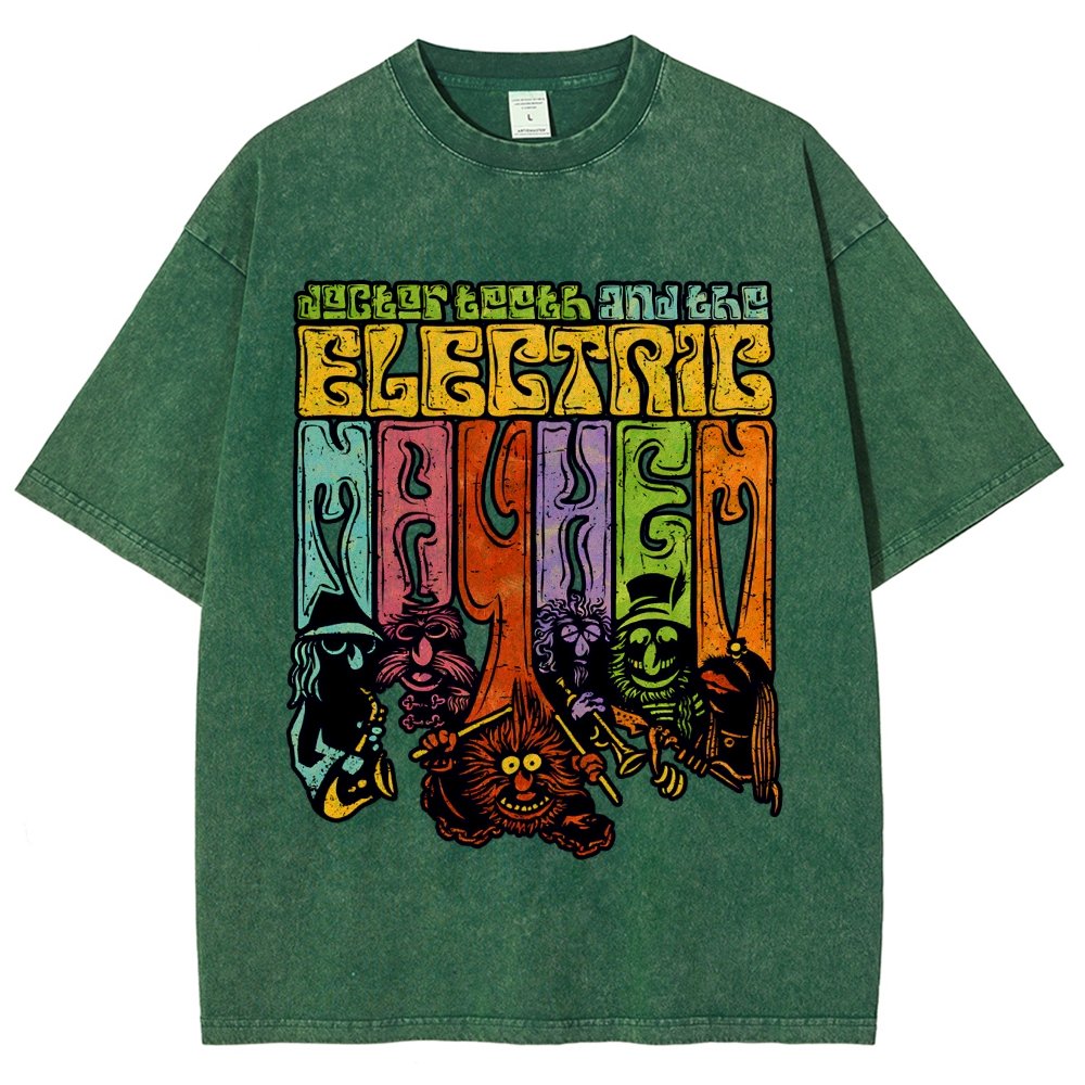 The Psychedelic Mayhem Vintage Distressed T-shirt