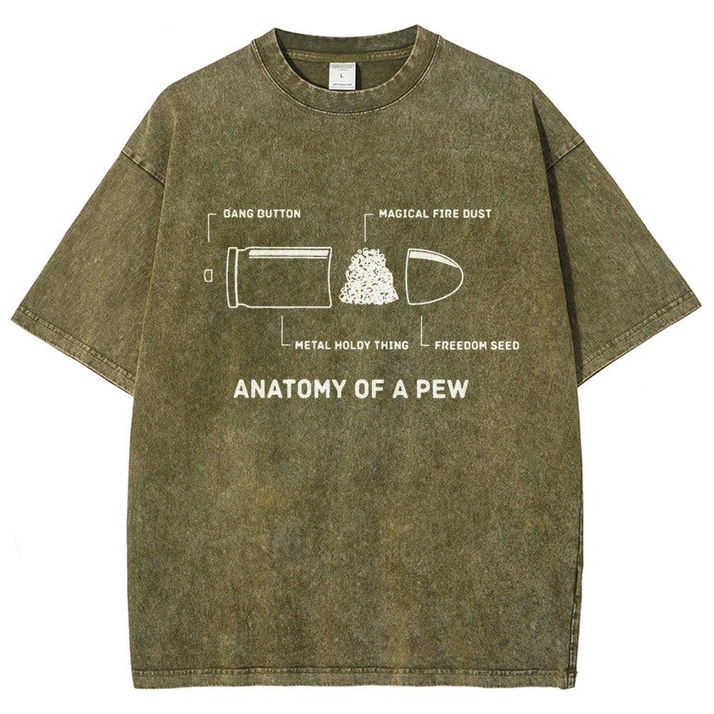 Anatomy Of A Pew2 Vintage Distressed T-shirt