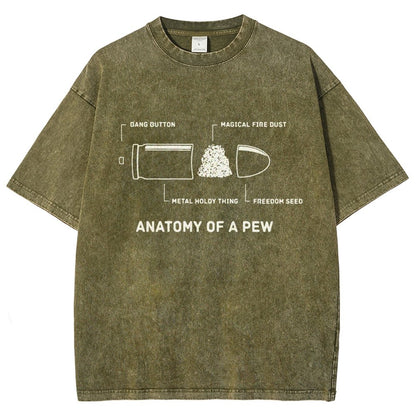 Anatomy Of A Pew2 Vintage Distressed T-shirt