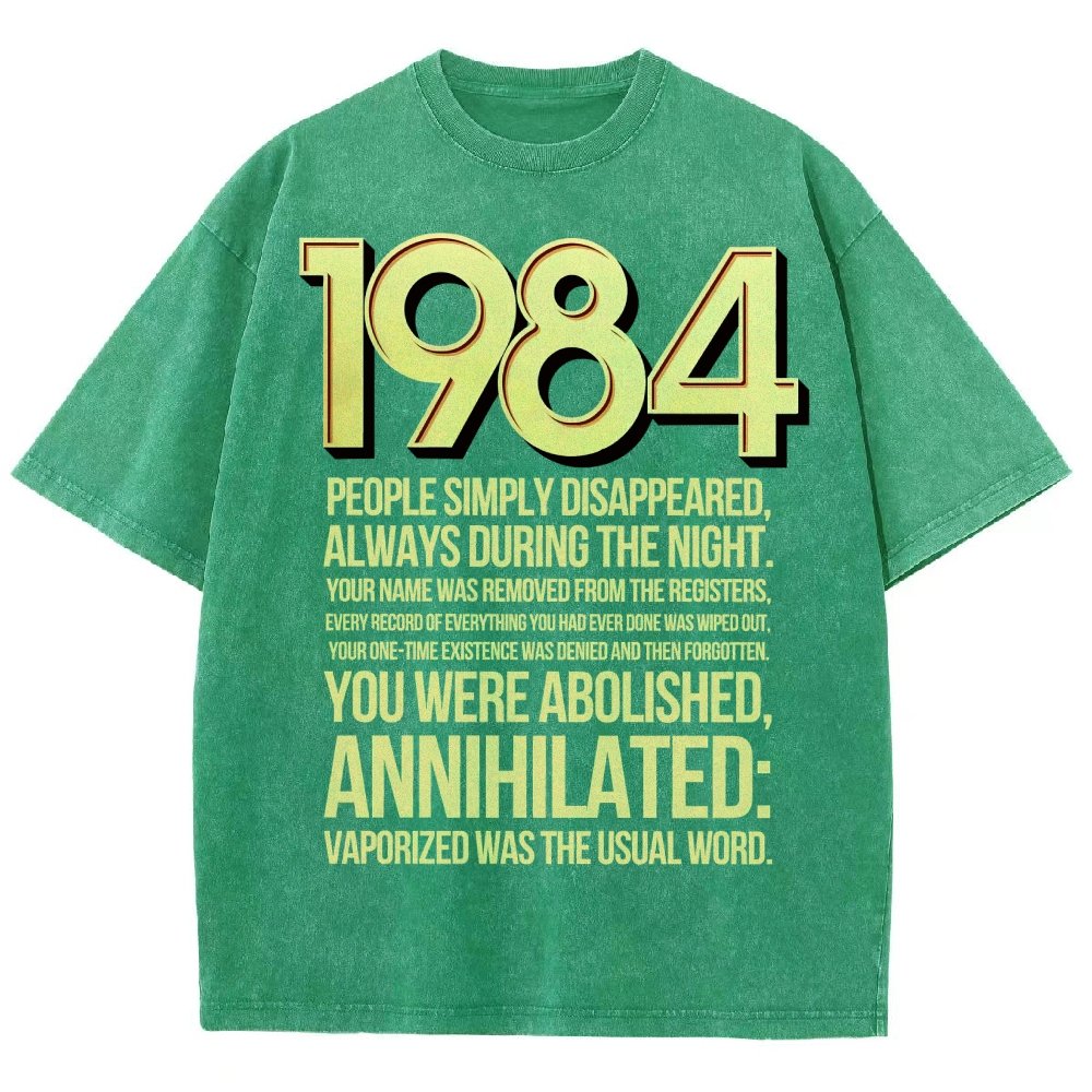 1984-Evaporation-Satire Vintage Distressed T-shirt