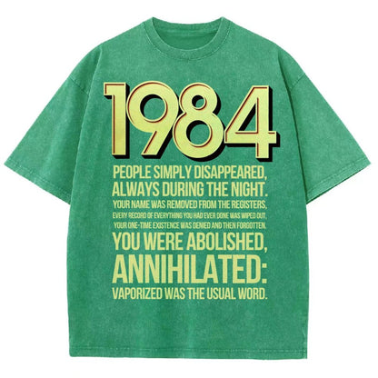 1984-Evaporation-Satire Vintage Distressed T-shirt