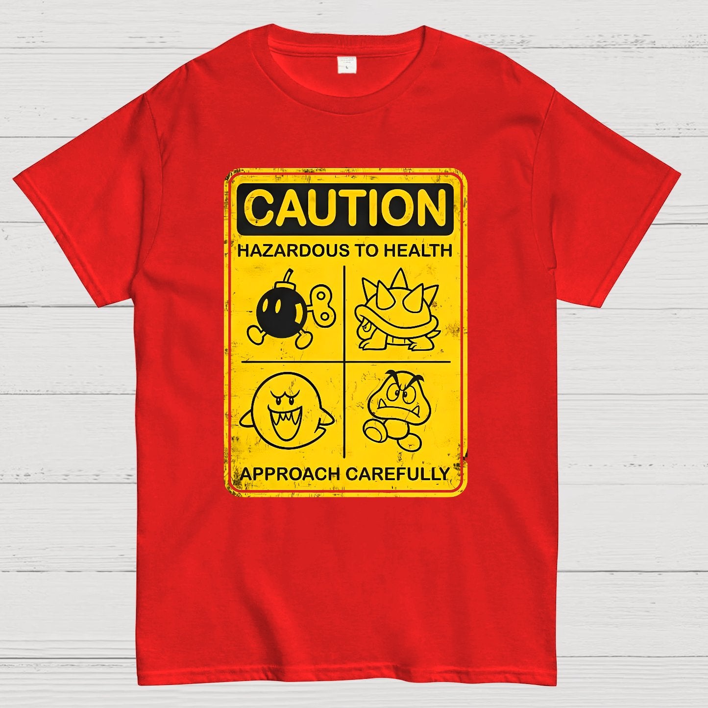 Caution Hazardous To Health Geek T-Shirt