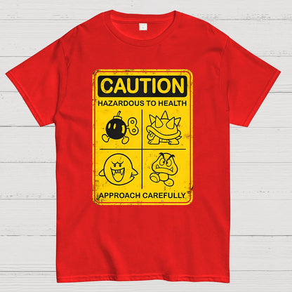 Caution Hazardous To Health Geek T-Shirt
