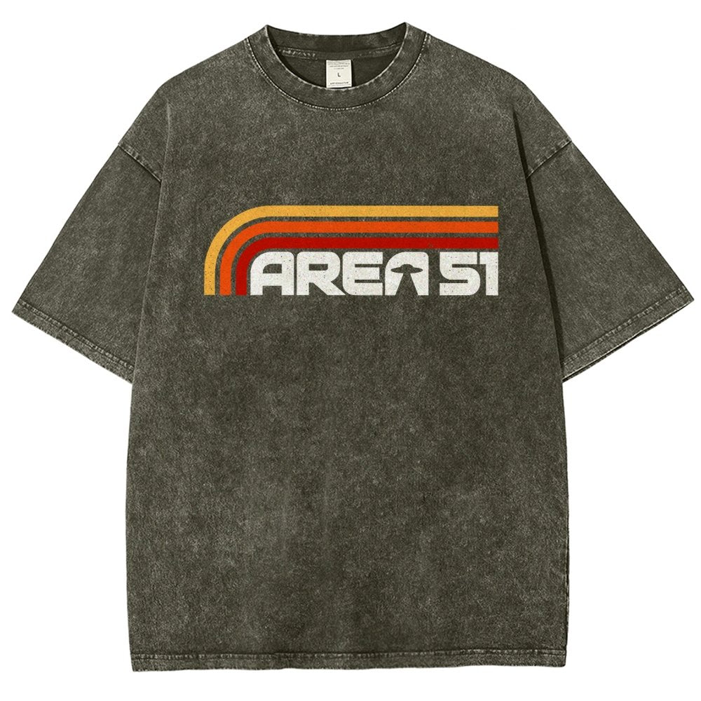 Area 51 Vintage Distressed T-shirt