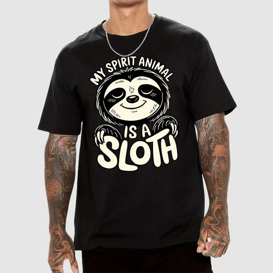 My Spirit Animal is a Sloth Geek T-Shirt