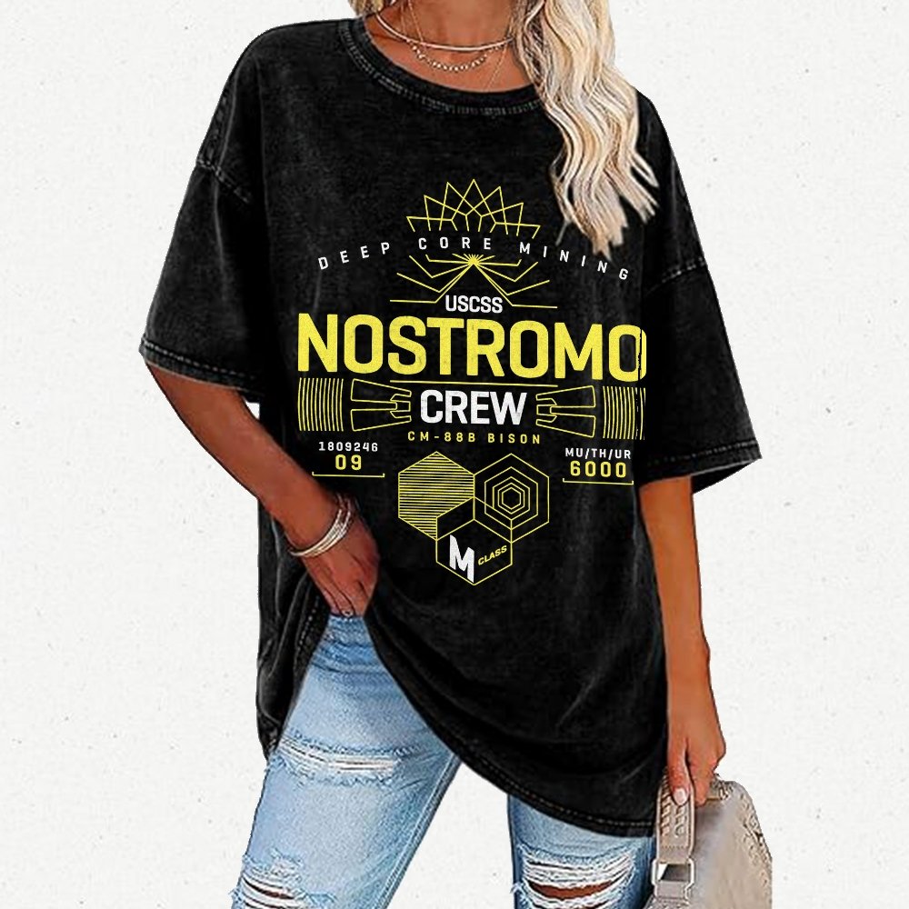 Nostromo Crew Vintage Distressed T-shirt
