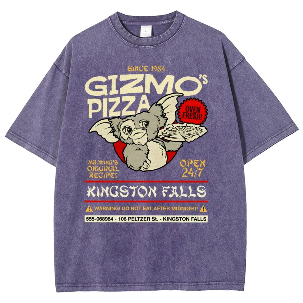 Gizmo's Pizza Pi Day Nerd Vintage Distressed T-shirt