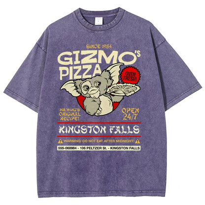 Gizmo's Pizza Pi Day Nerd Vintage Distressed T-shirt