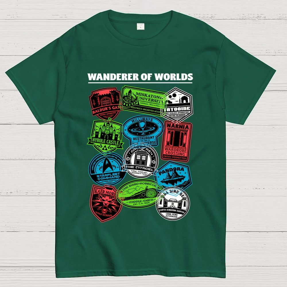 Geek Travel Stamp Geek T-Shirt