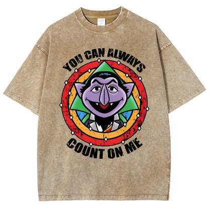 Count On Me Vintage Distressed T-shirt
