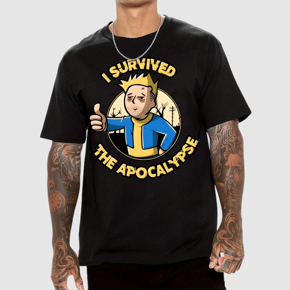 I Survived Sarcasm Funny Geek T-Shirt