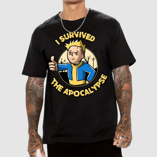 I Survived Sarcasm Funny Geek T-Shirt