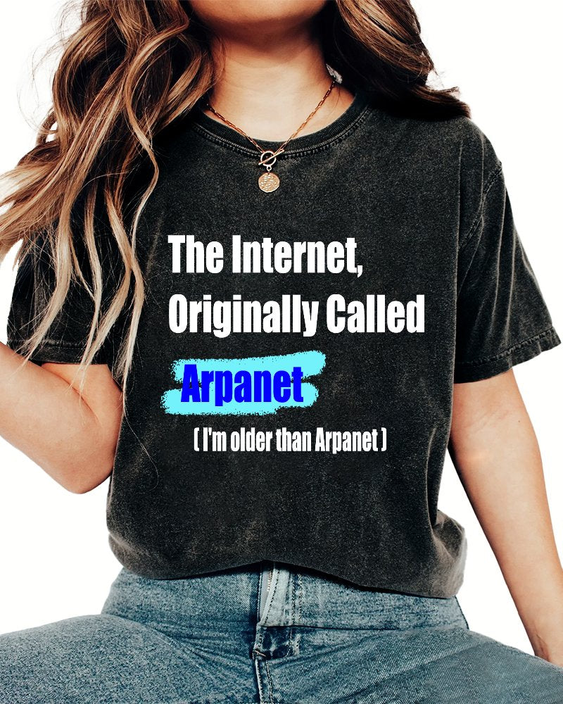 The Internet, Originally Called Arpanet Vintage Distressed T-shirt
