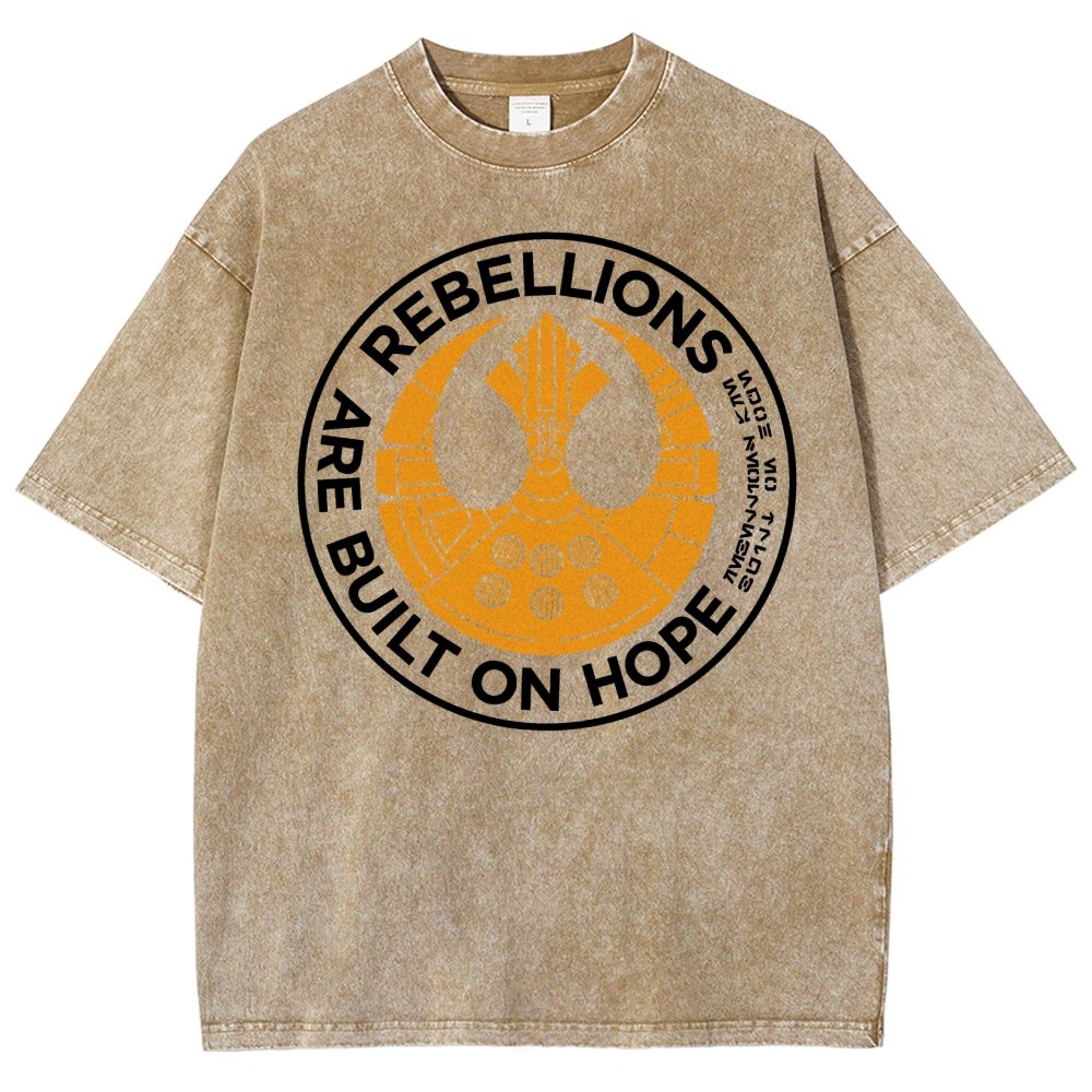 Rebellions Are Built on Dreams Vintage Distressed T-shirt
