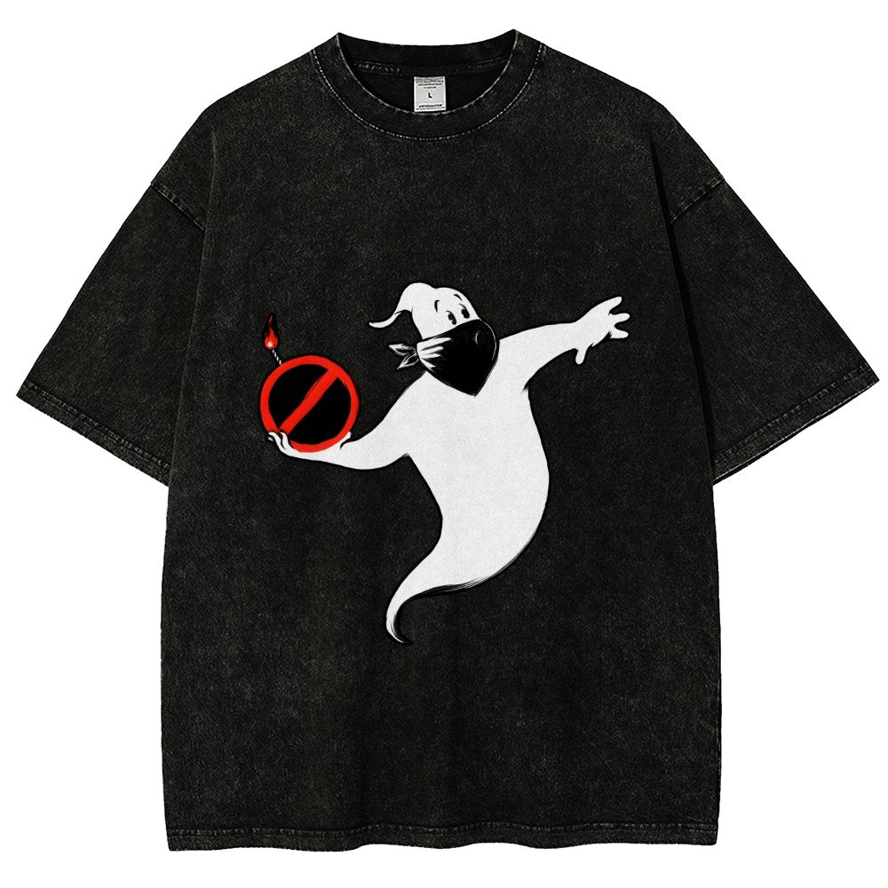 Spooksy Vintage Distressed T-shirt