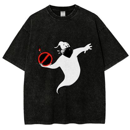 Spooksy Vintage Distressed T-shirt